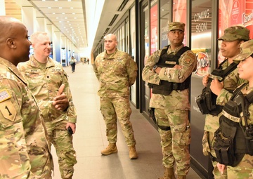 US Army Garrison Fort Hamilton Commander observes National Guard’s Joint Task Force Critical Mission in NYC