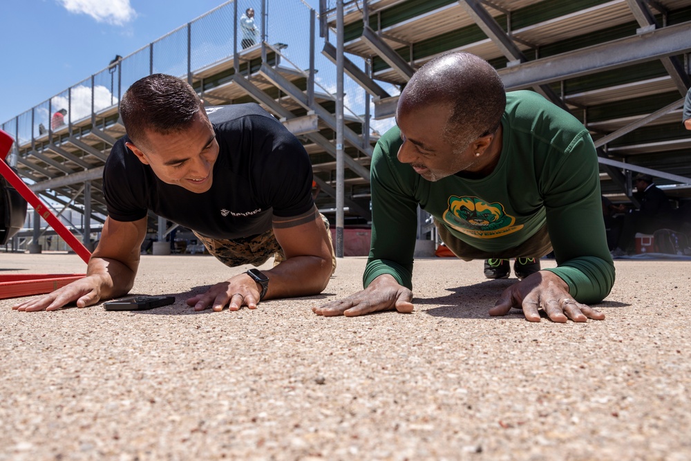 Marine Corps Recruiting Command Attends the NJCAA Outdoor Track and Field National Championships