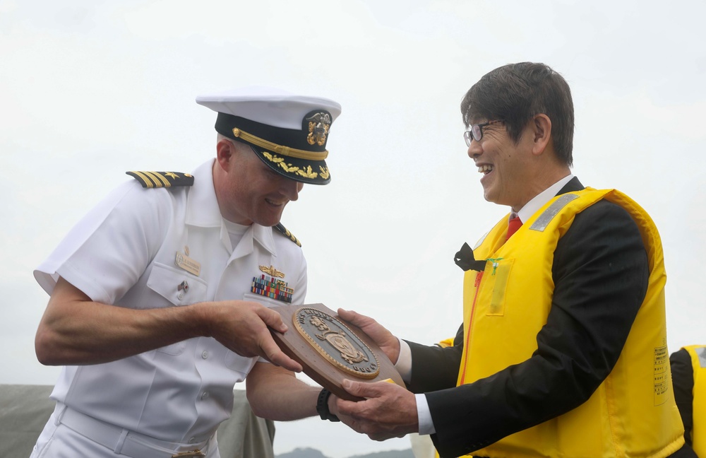 USS Milius (DDG 69) Participates in 84th Black Ship Festival