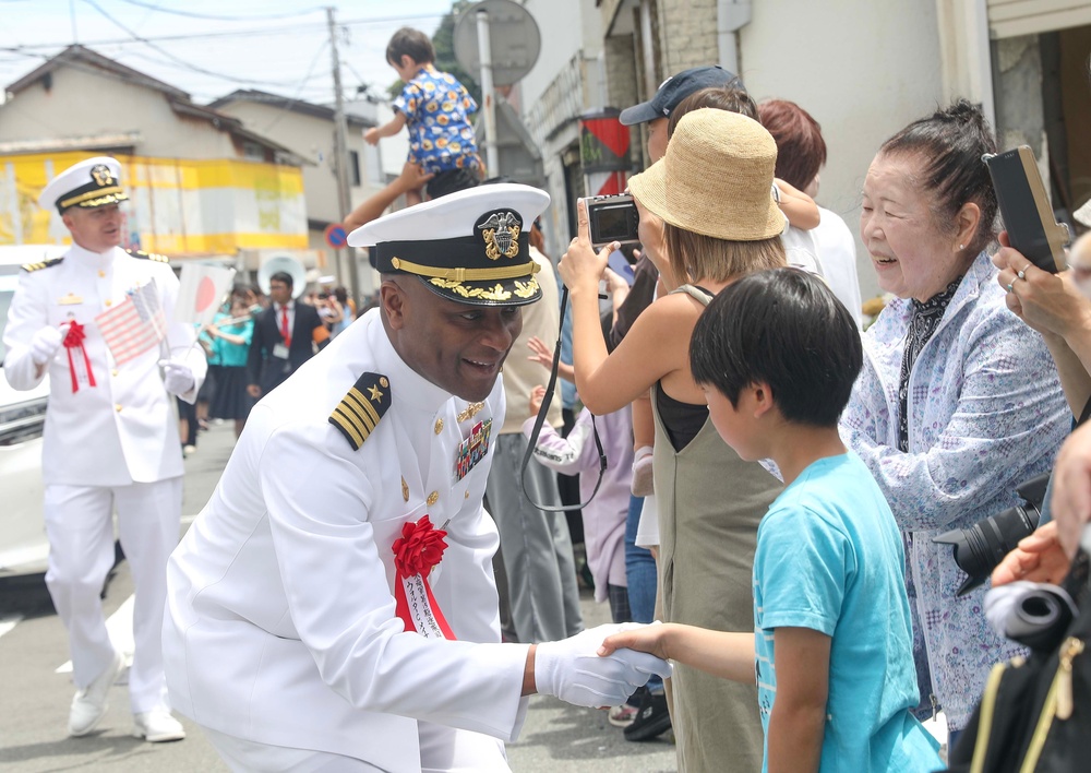 USS Milius (DDG 69) Participates in 84th Black Ship Festival