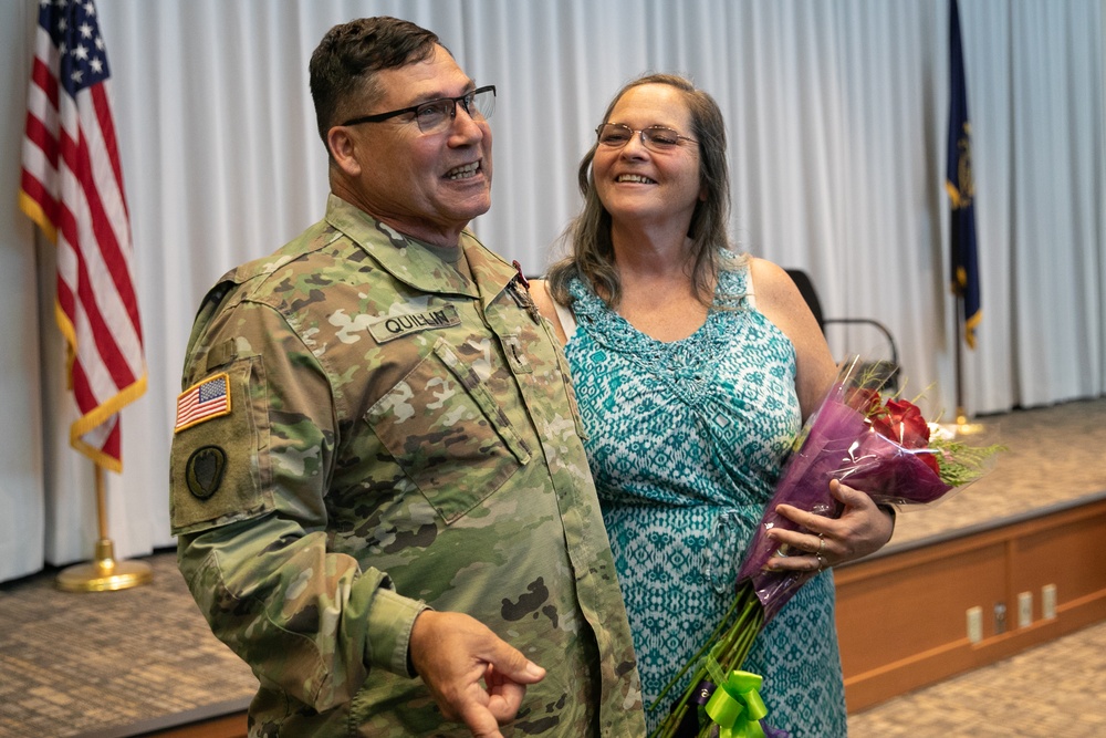 Chief Warrant Officer 4 Thomas Quillin Retirement Ceremony