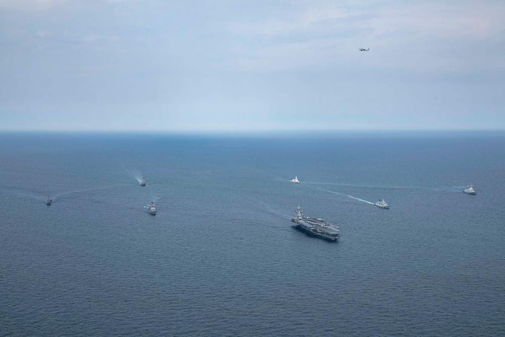 SNMG-1 Conducts a Photo Exercise