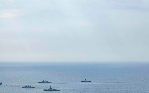 SNMG-1 Conducts a Photo Exercise