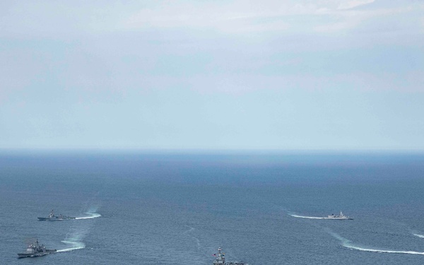 SNMG-1 Conducts a Photo Exercise