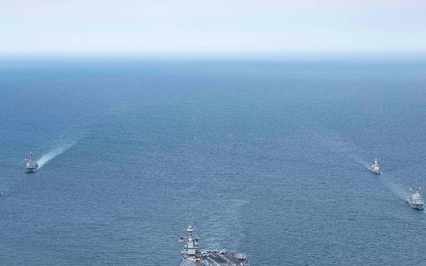 SNMG-1 Conducts a Photo Exercise