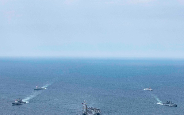 SNMG-1 Conducts a Photo Exercise