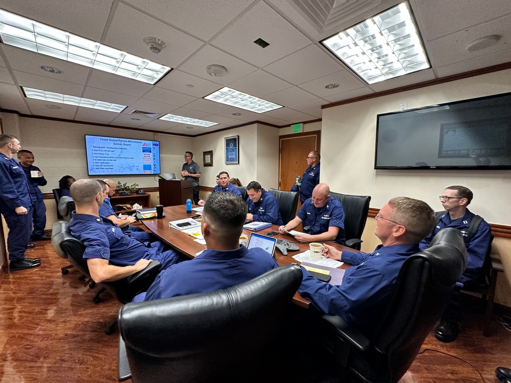 U.S. Coast Guard, partners prepare for Typhoon Mawar in Guam