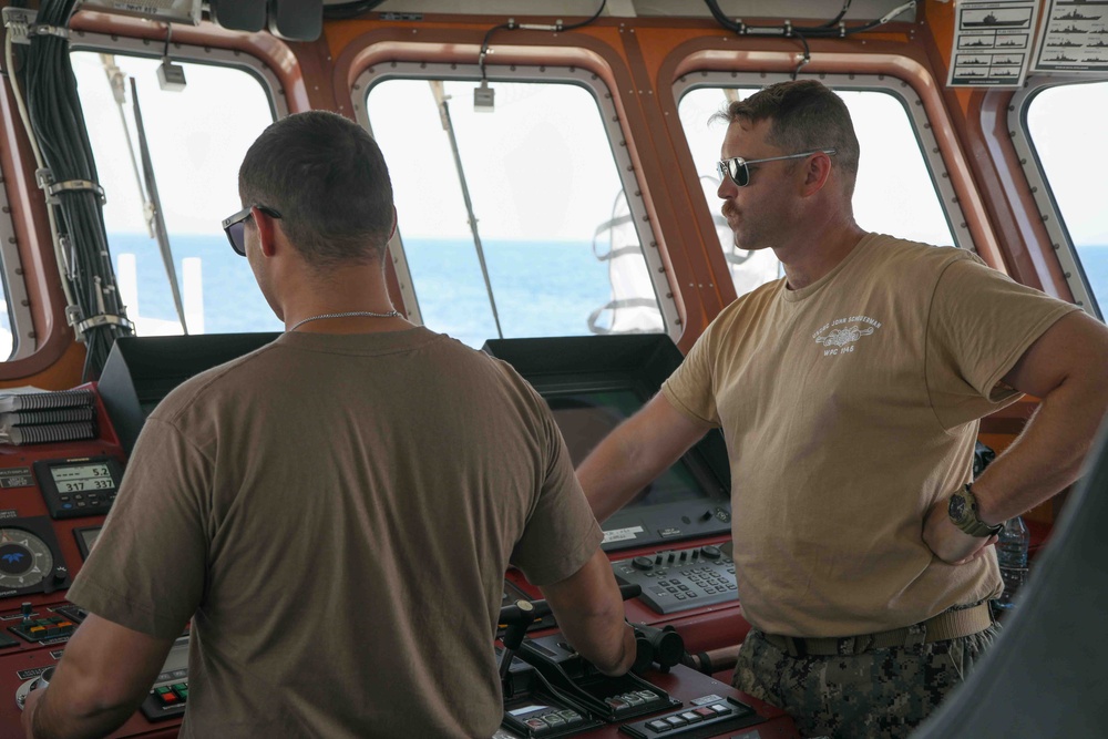 USCGC John Scheuerman patrols Strait of Hormuz