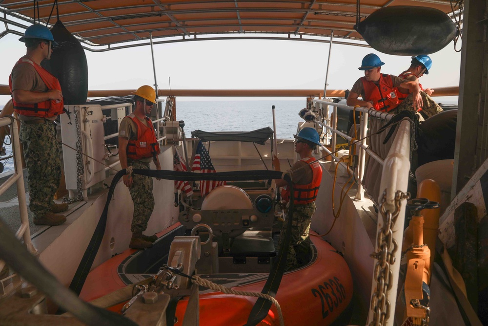 USCGC John Scheuerman patrols Strait of Hormuz