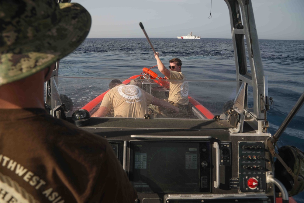 USCGC John Scheuerman patrols Strait of Hormuz