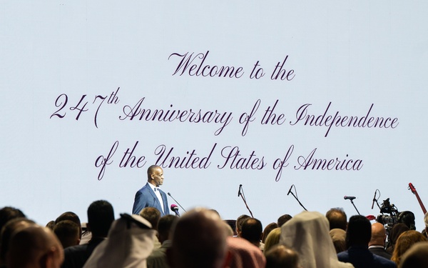 AUAB leadership attends U.S. Embassy's Independence Day Celebration