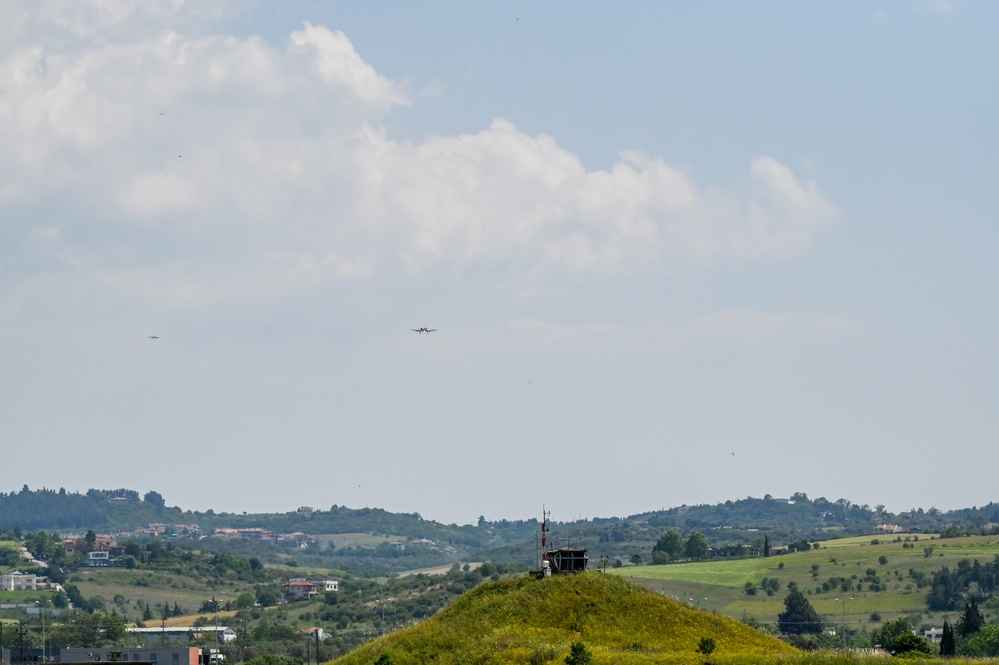 A-10s arrive at Thessaloniki Air Base from Zaragoza, Spain