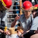 Cadets aboard USCGC Eagle participate in damage control training in the Baltic Sea