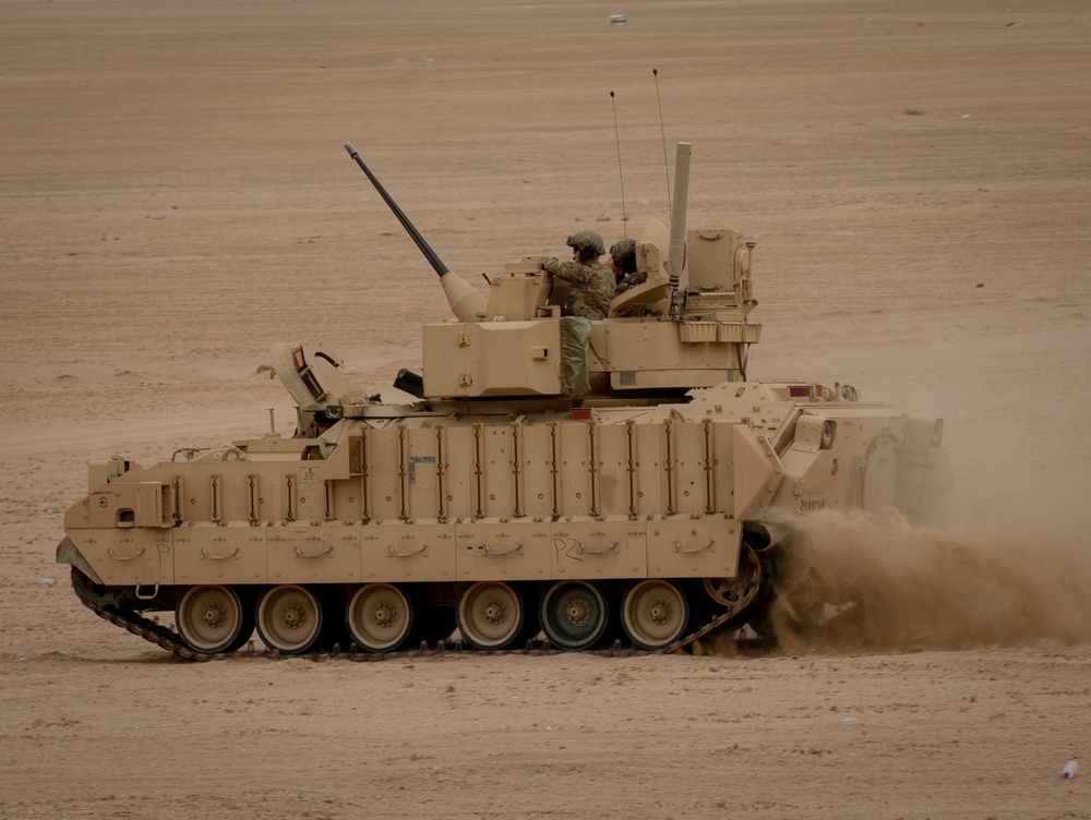 Army Day 2023: M2A3 Bradely Fighting Vehicle Live Fire