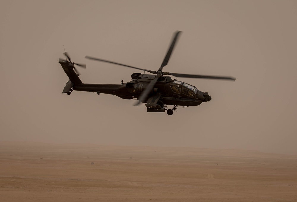 Army Day 2023: AH-64 Apache helicopter