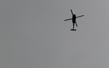 Special Forces Jump from a Blackhawk Helicopter on Camp Ripley Training Center