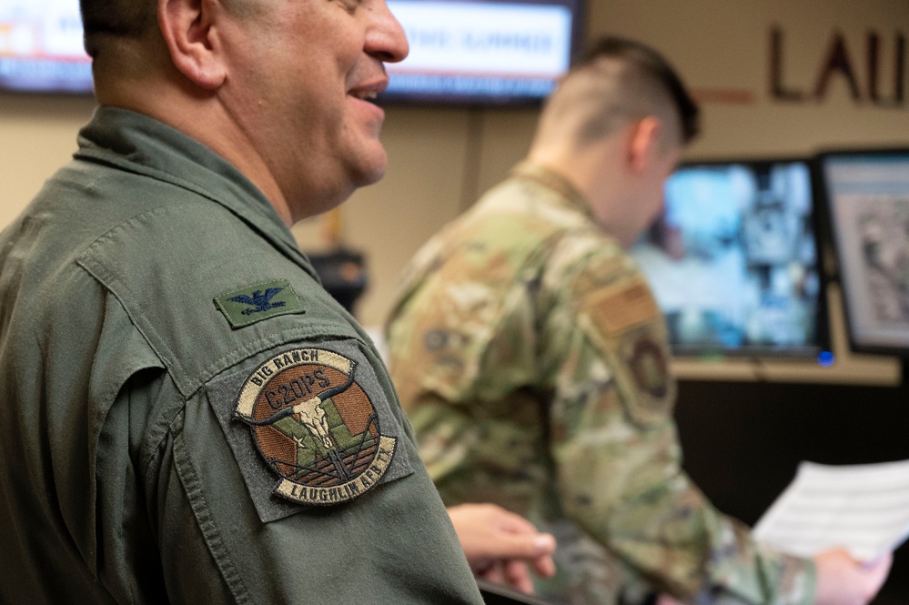 47th Flying Training Wing Leadership visit the 47th Command Post