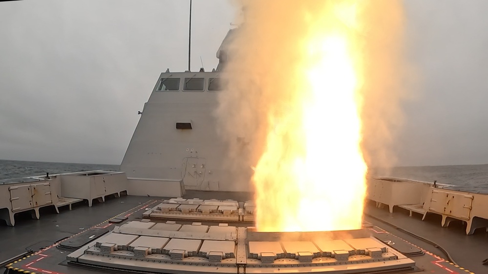 French Navy FREMM Bretagne Aster launch