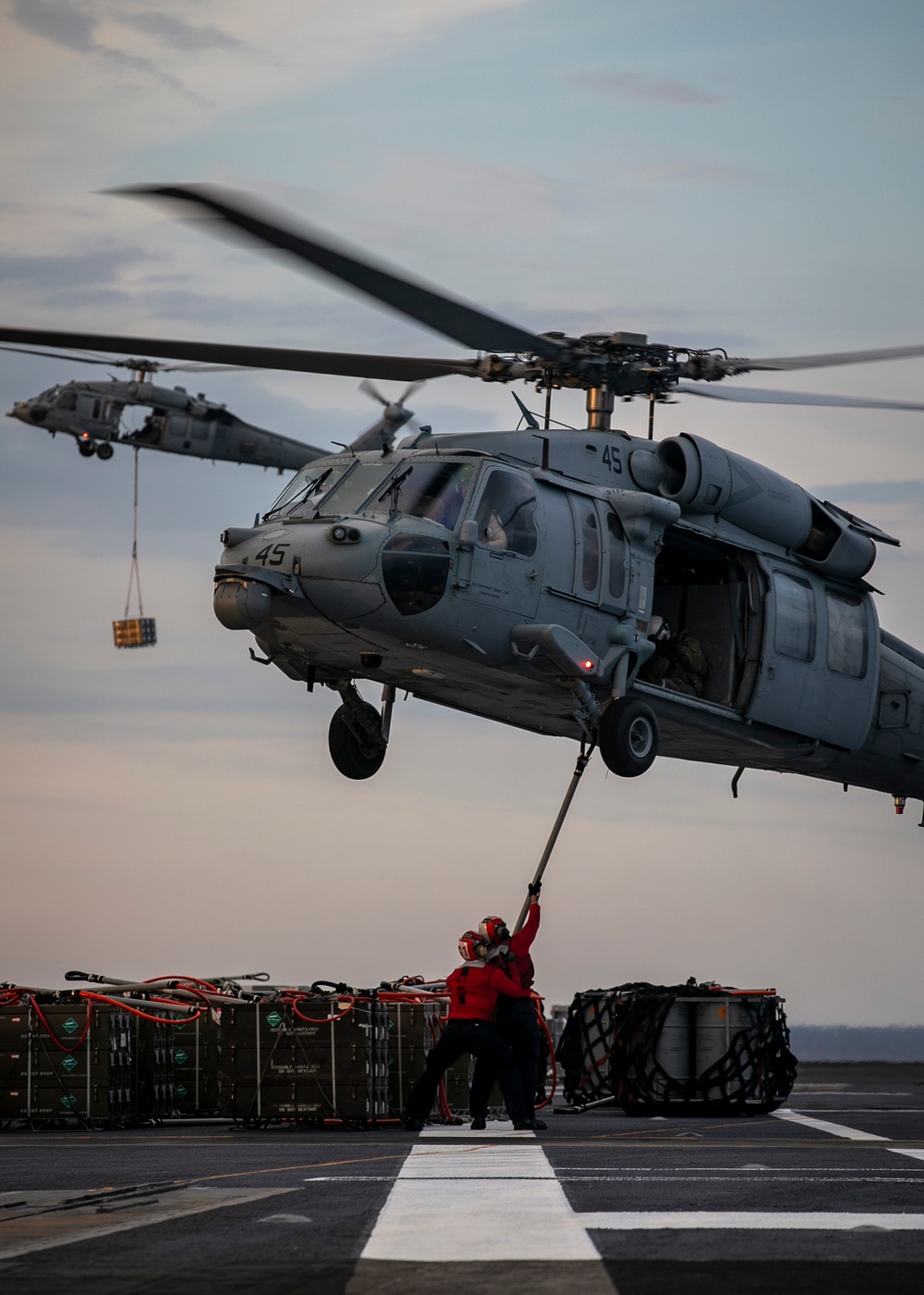 USS George H.W. Bush (CVN 77) Ordnance Transfer