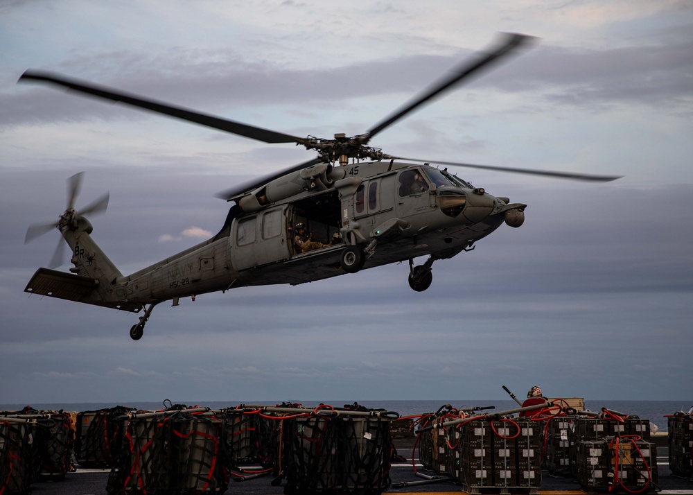 USS George H.W. Bush (CVN 77) Ordnance Transfer