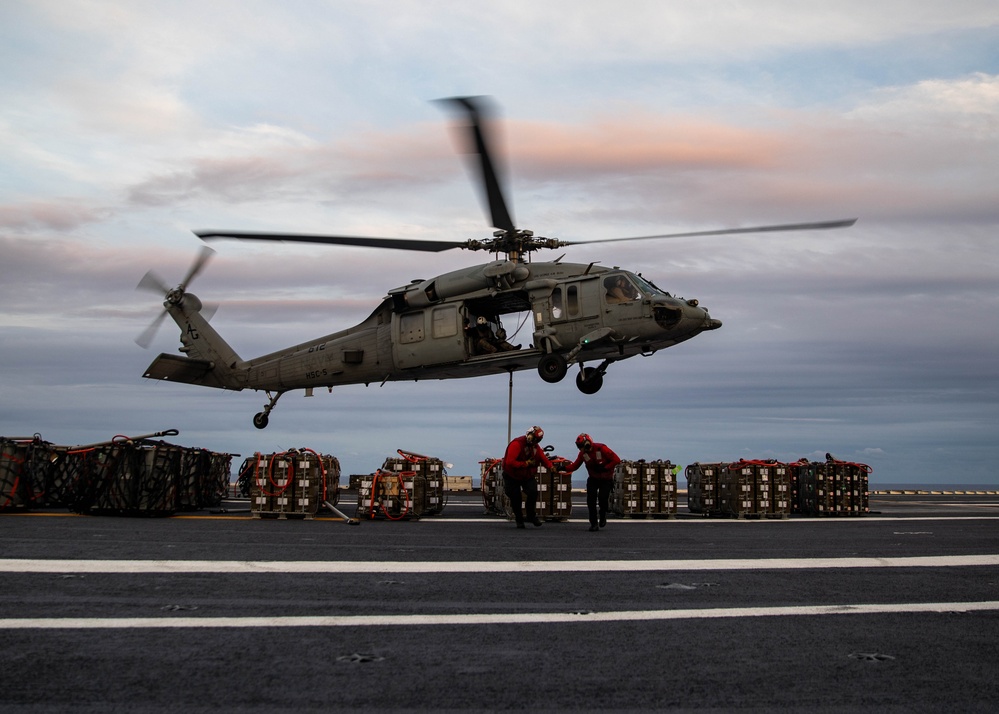 USS George H.W. Bush (CVN 77) Ordnance Transfer