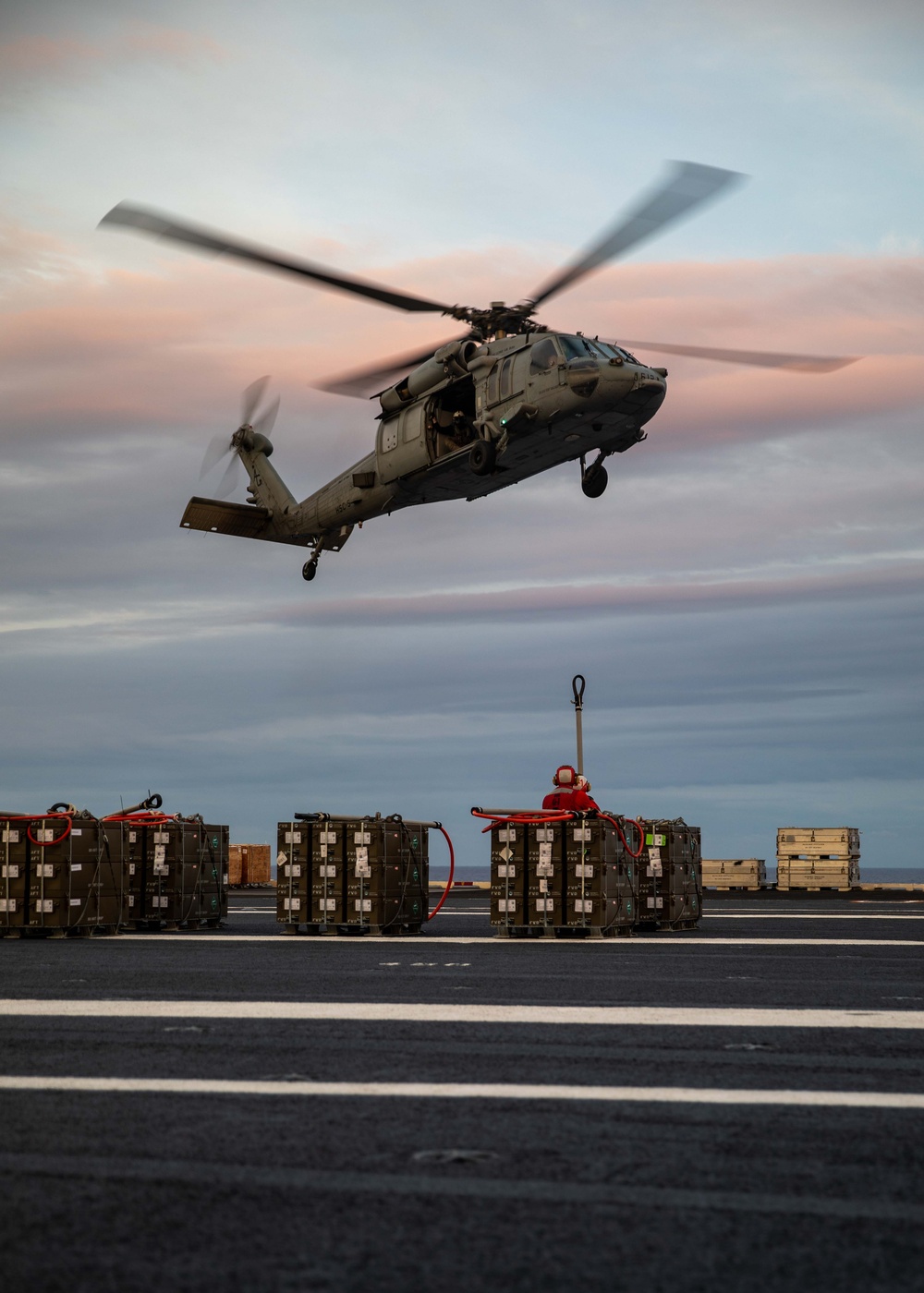 USS George H.W. Bush (CVN 77) Ordnance Transfer