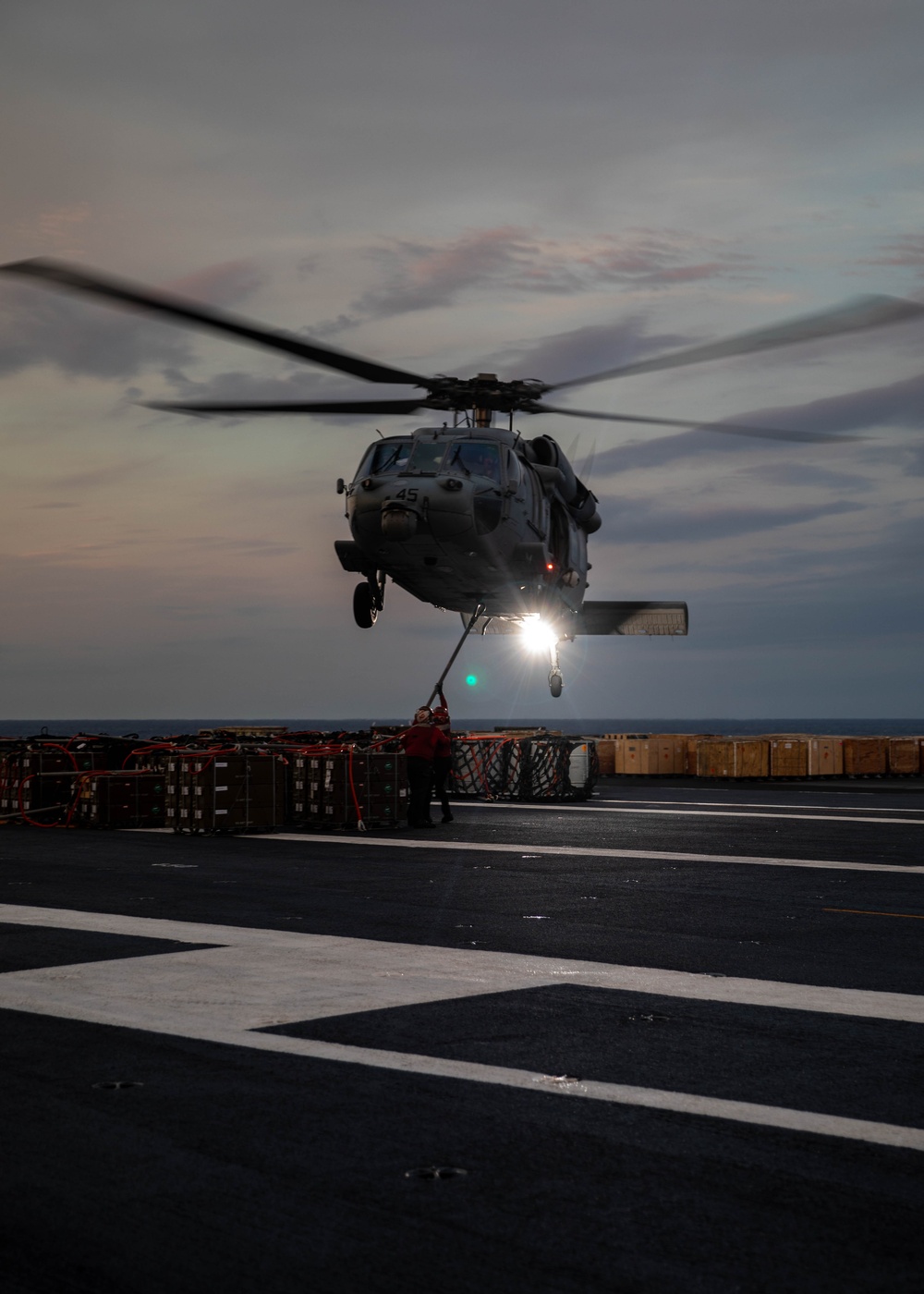 USS George H.W. Bush (CVN 77) Ordnance Transfer