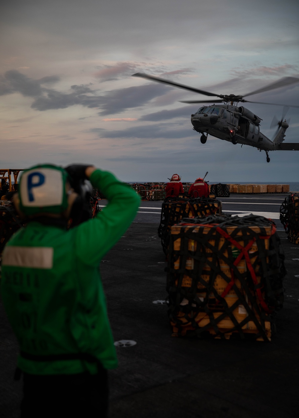 USS George H.W. Bush (CVN 77) Ordnance Transfer