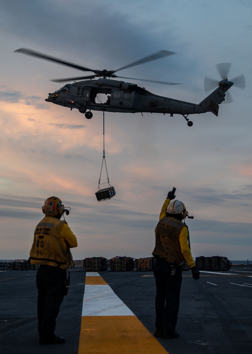 USS George H.W. Bush (CVN 77) Ordnance Transfer