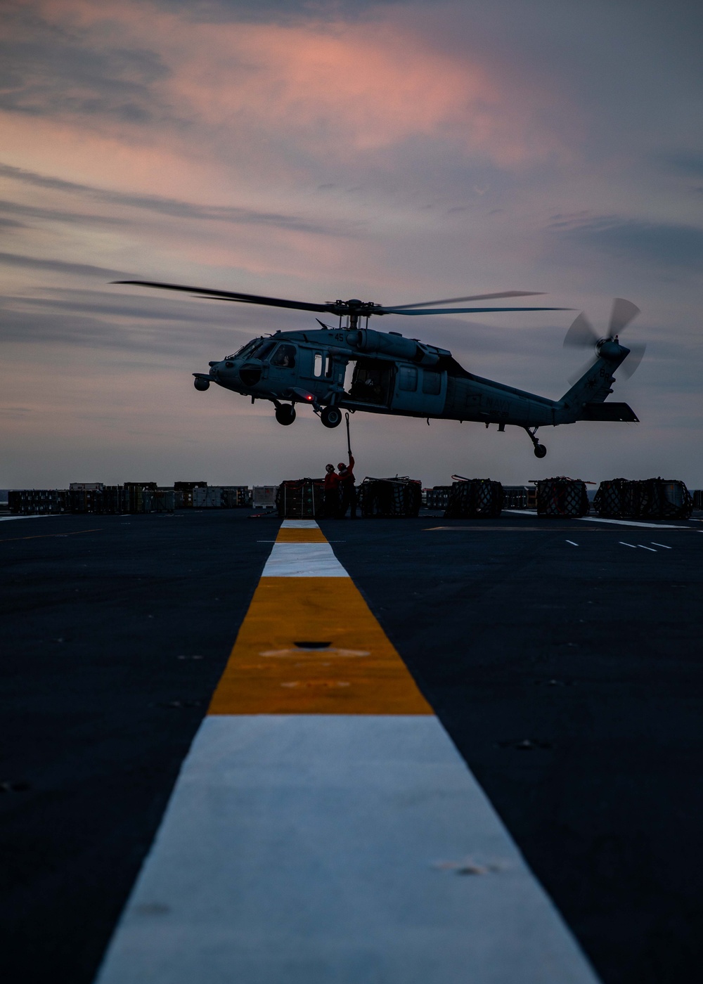 USS George H.W. Bush (CVN 77) Ordnance Transfer