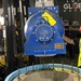 Cobalt-60 sources being loaded into transport container