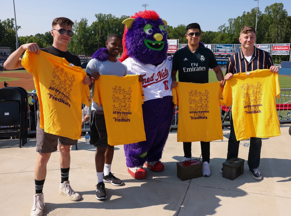 DVIDS - Images - Fredericksburg Nationals host “Marine Day” at Virginia  Credit Union Stadium [Image 4 of 4]