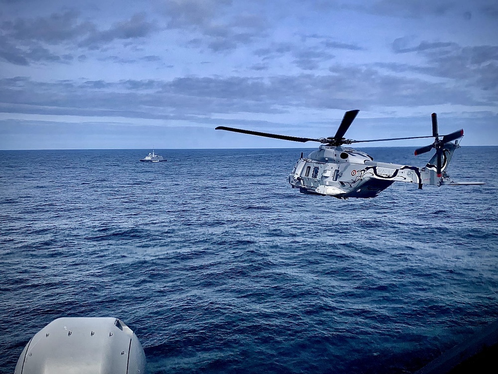 Allied helicopter flight operations during Formidable Shield 2023