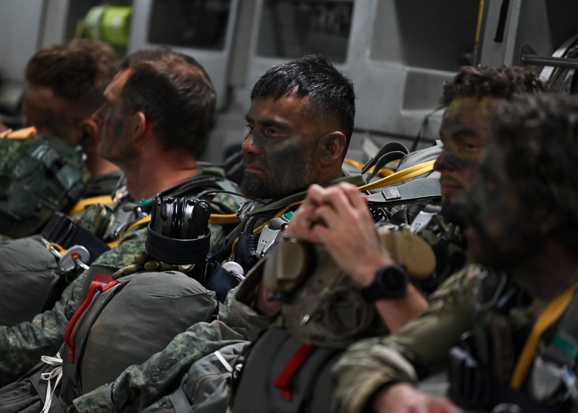 DVIDS - Images - Dutch paratroopers static line jump from 62d AW C