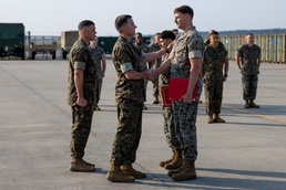 U.S. Marines from VMU-2 awarded for responding to a vehicle crash