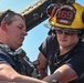 169th CES firefighters conduct F-16 Fighting Falcon shut down procedure training