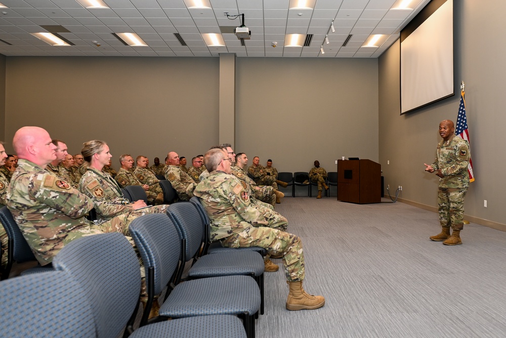 Senior Enlisted Advisor Tony Whitehead visits South Carolina Air National Guard