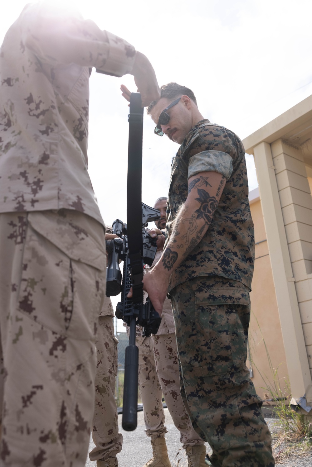 2nd Battalion, 5th Marines leads classes for members of UAE Presidential Guard