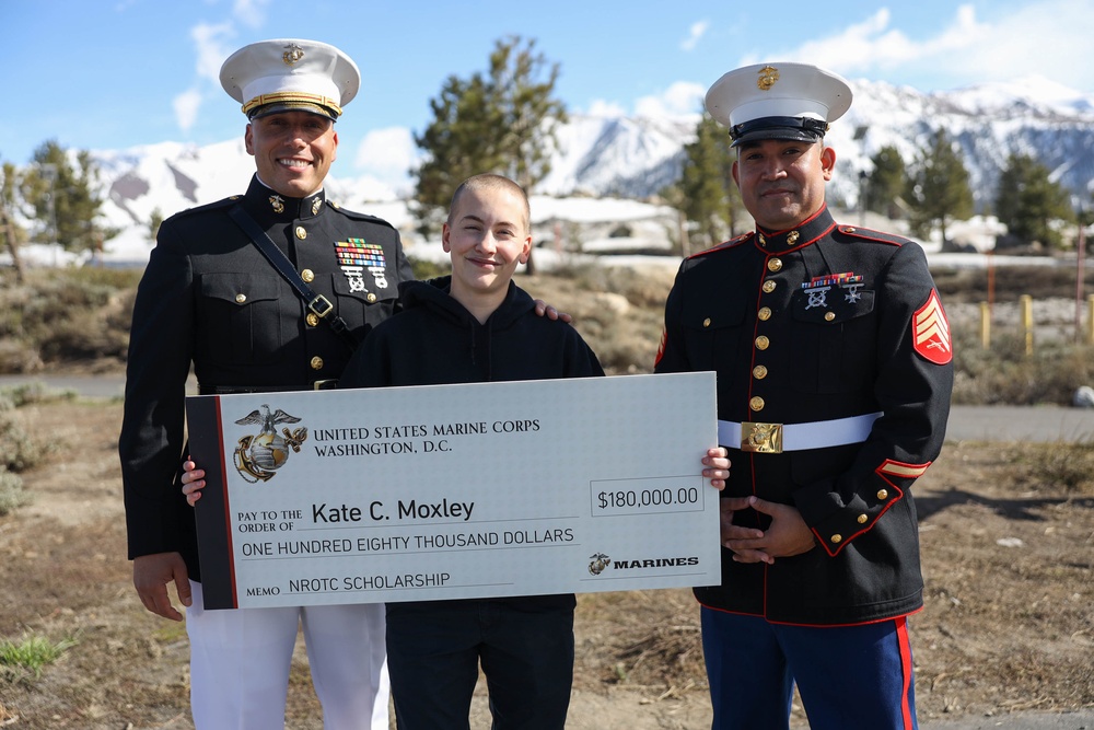 Sacramento Marines Present NROTC Scholarship