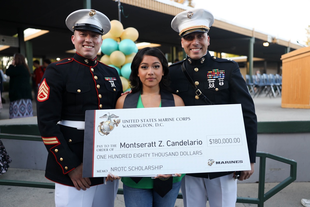 Sacramento Marines Present NROTC Scholarship