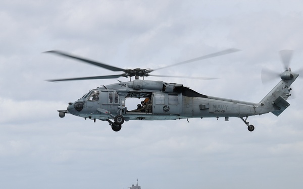 USS Bataan conducts replenishment-at-sea