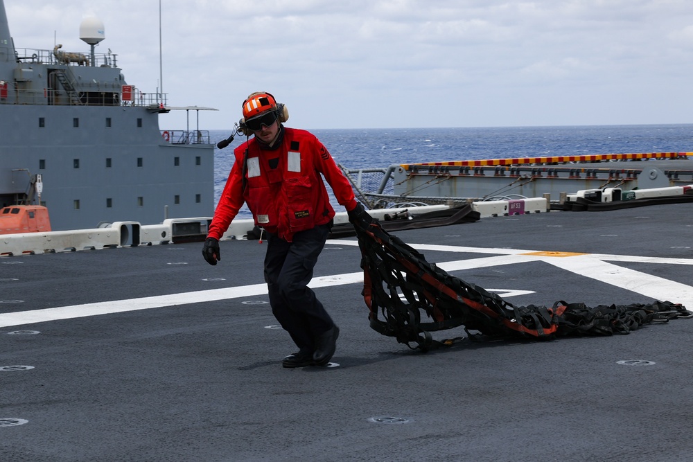 USS Bataan conducts replenishment-at-sea