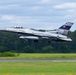 F-16 Fighting Falcon takes off from McEntire JNGB