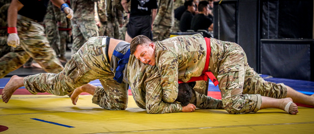 Paratroopers Participate In Combatives Tournament