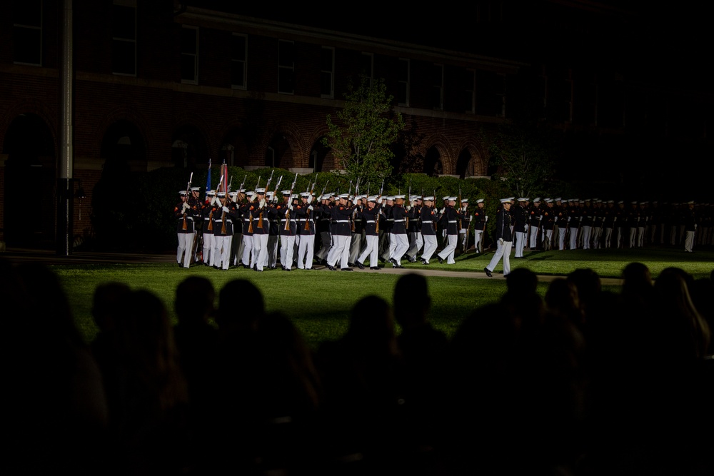 Exhilarating Friday Evening Parade here at Marine Barracks Washington