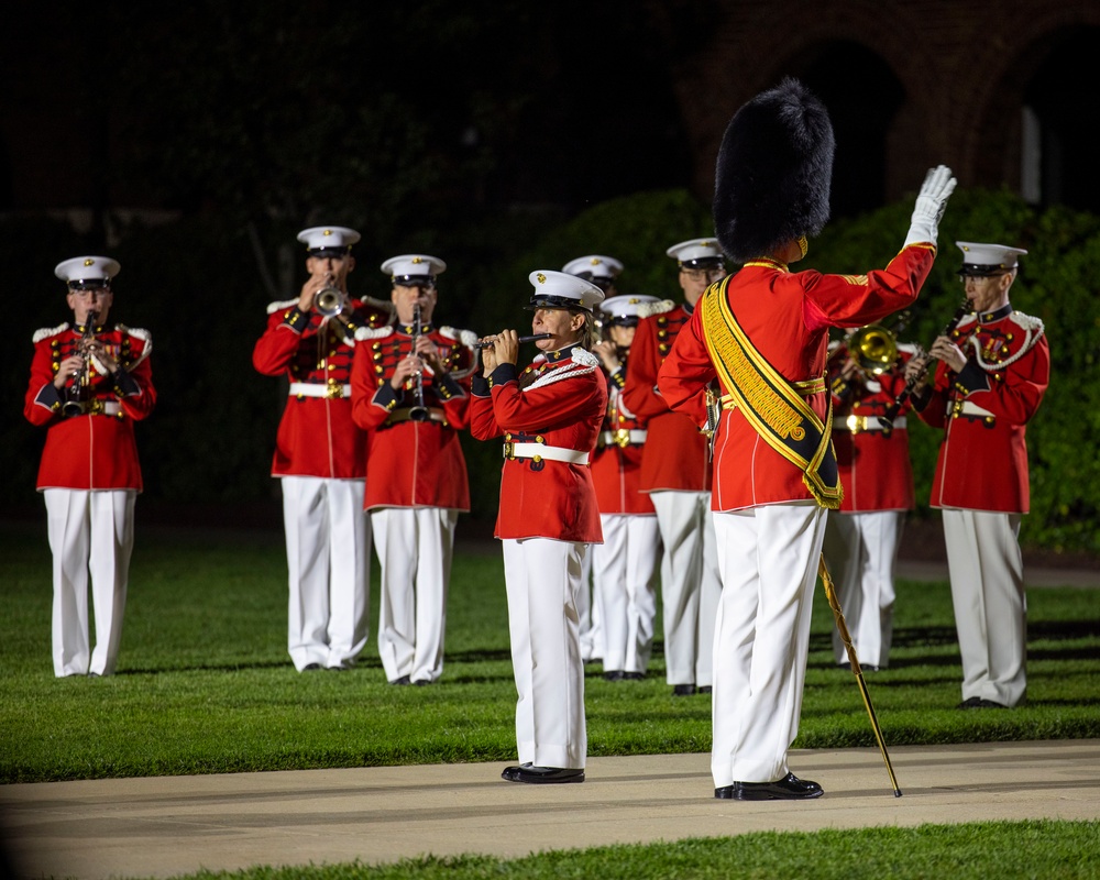 Exhilarating Friday Evening Parade here at Marine Barracks Washington