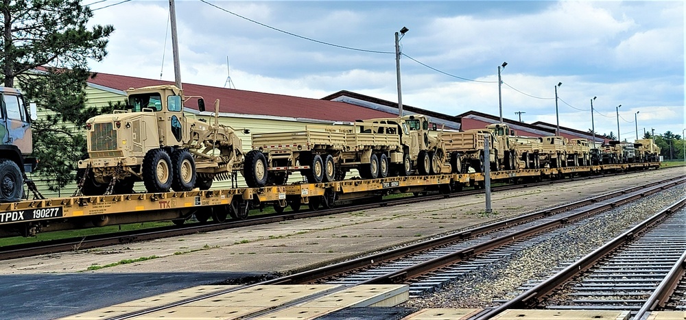 Fort McCoy supports first major rail movement of 2023