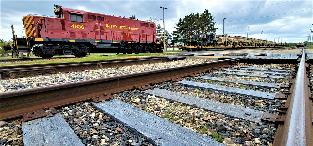 Fort McCoy supports first major rail movement of 2023