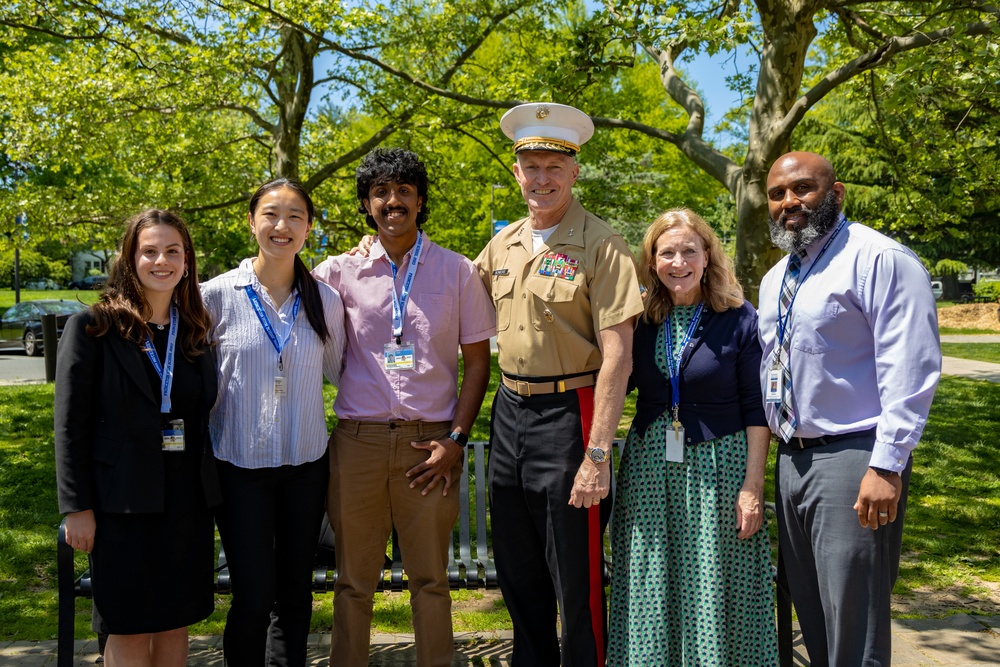 Head of Marine recruiting visits Princeton High School