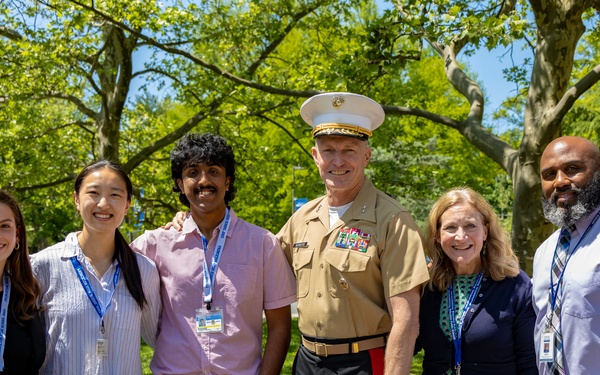 Head of Marine recruiting visits Princeton High School